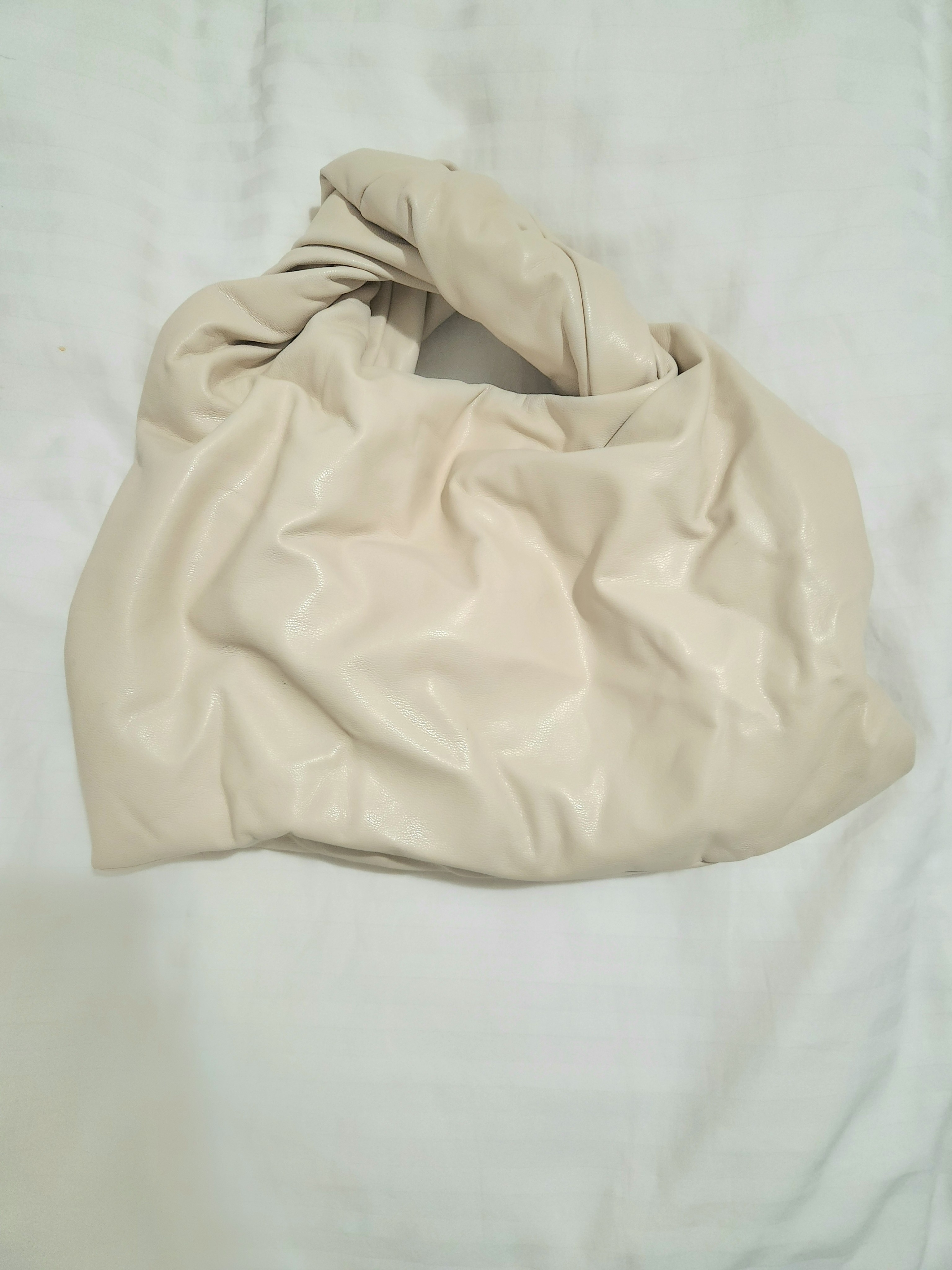 A.L.C. Ivory Knot-Handle Shoulder Bag